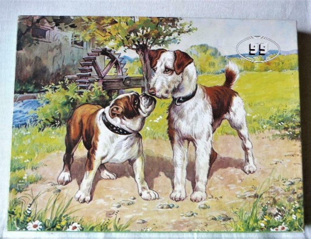 Puzzel 99 stukjes  Hondjes, Ophalen of Verzenden, Meer dan 50 stukjes, Zo goed als nieuw, 4 tot 6 jaar
