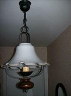 2 landelijke hanglampen, Ophalen of Verzenden, Gebruikt, Hout