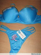 blauw bh setje, Kleding | Dames, ANDERE, Verzenden, Blauw, BH