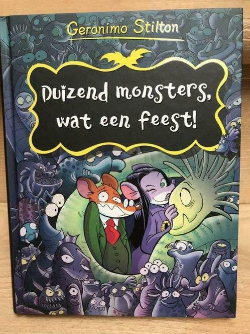 Boek Geronimo Stilton: Duizend monsters, wat een feest!, Boeken, Kinderboeken | Jeugd | 10 tot 12 jaar, Nieuw, Fictie, Ophalen of Verzenden