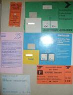 GEBRUIKTE VLIEGTICKETS AIRLINES AEROPORT NICE GENEVE, Ophalen of Verzenden, Gebruikt, Kaart, Foto of Prent