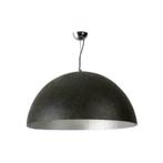 ETH Hanglamp Mezzo Tondo XXXL Zwart/Zilver 100cm, Autres matériaux, Modern/Design, Enlèvement ou Envoi, 50 à 75 cm