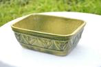 § plat terrine verte terre cuite, Enlèvement ou Envoi, Poterie rustique, Poterie, Utilisé