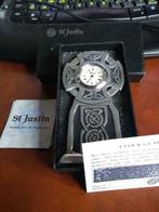 Sint Justin collectie klokje Keltisch, Huis en Inrichting, Ophalen of Verzenden, Nieuw, Analoog, Wekker of Tafelklok