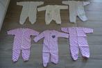 Pakket van 6 kruippakjes maat 56, Kinderen en Baby's, Babykleding | Maat 56, Ophalen of Verzenden, Gebruikt, Meisje, Setje