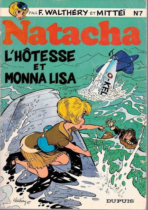 NATACHA - L'hôtesse et Monna Lisa - (Walthéry & Mittéï) 1979, Livres, BD, Utilisé, Une BD, Enlèvement ou Envoi