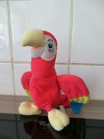 Peluche perroquet Ventraterre des 102 Dalmatiens de Disney, Enlèvement ou Envoi, Autres personnages, Comme neuf, Peluche