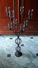 Mooie grote metalen kandelaar met bijhorende glaasjes Serax, Huis en Inrichting, Ophalen, Zo goed als nieuw, Kandelaar