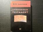 Etruskisch testament  -D.H. Lawrence-, Enlèvement ou Envoi