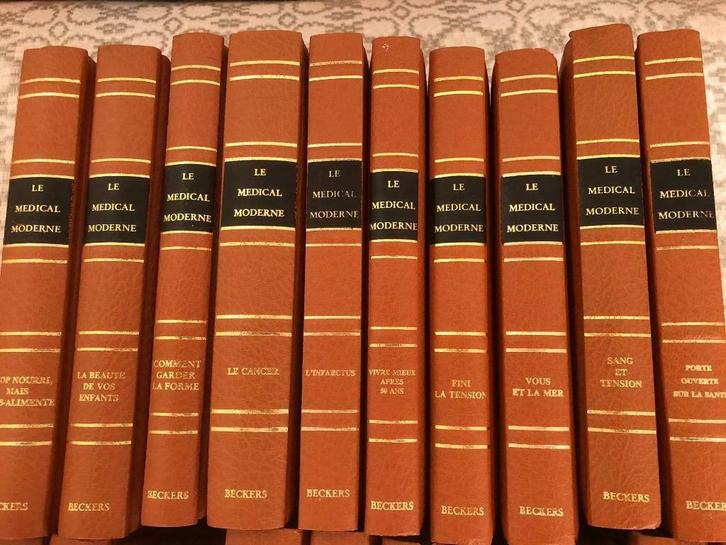 Collection livres "Le médical moderne" de Beckers, Livres, Science, Utilisé, Autres sciences