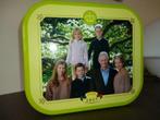 Boîte en fer avec photo de la famille royale 2017 Délacre, Comme neuf, Enlèvement ou Envoi