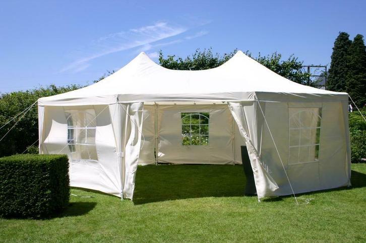 partytent - pagodetent te huur, Tuin en Terras, Partytenten, Gebruikt, Partytent, 2 meter of meer, 5 tot 8 meter, 4 tot 6 meter