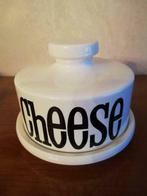Vintage aardewerk kaasstolp met opdruk 'CHEESE', Antiek en Kunst, Ophalen