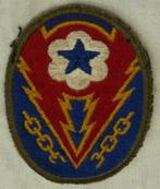 Patch, European Theater of Operations Advanced Base, US Army, Verzamelen, Ophalen of Verzenden, Landmacht, Embleem of Badge