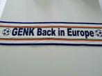 Vintage sjaal KRC Genk Back in Europe. Eind jaren '90