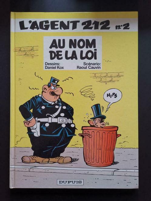 Cauvin B.D. L'agent 212 no2 Au nom de la Loi 1993, Livres, BD | Comics, Comme neuf, Enlèvement ou Envoi