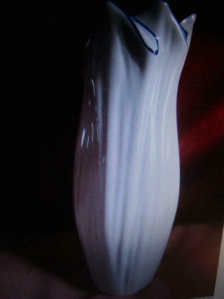 vase faience, Moins de 50 cm, Comme neuf, Autres matériaux, Blanc