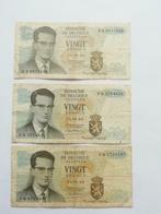 20 Frank België 20 Francs Belgique 1964 9 stuks