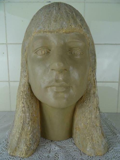 Sculpture buste vintage femme Constant Grooten Stan Grooten, Antiquités & Art, Art | Sculptures & Bois, Enlèvement ou Envoi