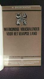 Weerkundige Volkskalender, Gelezen, M. Broeckhove, Ophalen of Verzenden, 20e eeuw of later