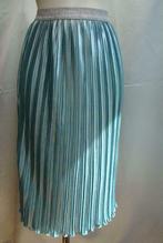 Rok in Turquoise Metallic maat XL., Bleu, Taille 46/48 (XL) ou plus grande, Sous le genou, Envoi