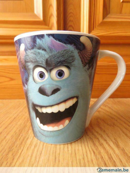 superbe mug tasse monstre et cie de disney de collection, Gebruikt, Kop(pen) en/of Schotel(s)