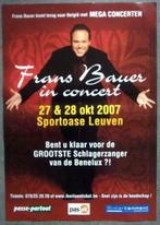 affiche/affiche - Frans Bauer (affiche promotionnelle 60 x 4, Musique, Enlèvement ou Envoi, Neuf