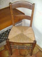 Chaise fond en paillle, Maison & Meubles, Vintage, Enlèvement, Utilisé, Bois