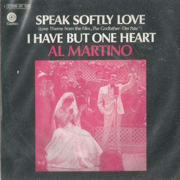 Al Martino – Speak softly love – Single, Enlèvement ou Envoi, Single, Utilisé, Pop