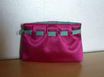 Fuchsia groene glanzende make-up tas toilettas van Boucheron, Ophalen of Verzenden
