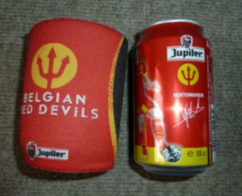 # koel tas + blik JUPILER " Belgian Red Devils - Vertonghen, Verzamelen, Biermerken, Gebruikt, Overige typen, Jupiler, Ophalen of Verzenden