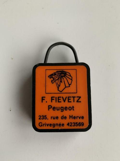 porte clé porte clef garage Peugeot Herve Grivegnée  Vintage, Collections, Porte-clés, Neuf, Marque, Enlèvement ou Envoi