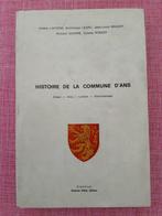 Histoire de la commune de Ans, Ophalen of Verzenden, Gelezen, Collectif
