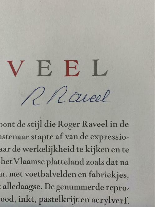 Lithographie de Roger Raveel, explication SIGNEE A LA MAIN., Antiquités & Art, Art | Lithographies & Sérigraphies, Enlèvement ou Envoi