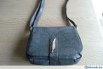 Handtas donkerblauw met lange riem Even & Odd, Handtassen en Accessoires, Tassen | Damestassen, Ophalen of Verzenden, Gebruikt