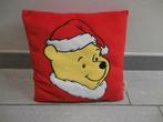 Rood kerst kussen Winnie the Pooh met kerstmuts decoratie, Kinderen en Baby's, Ophalen of Verzenden, Zo goed als nieuw