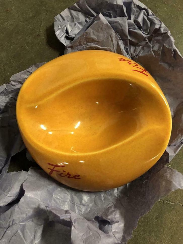 Ceramiek Belgium, Verzamelen, Rookartikelen, Aanstekers en Luciferdoosjes, Asbak, Ophalen of Verzenden