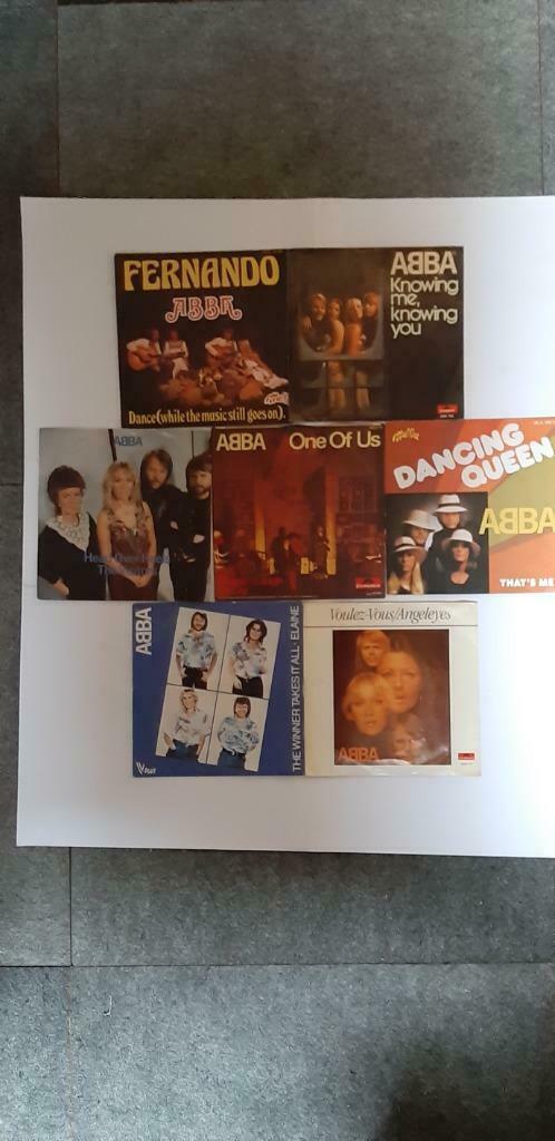 2 vinyl singles ABBA, CD & DVD, Vinyles Singles, Single, Pop, 7 pouces, Enlèvement ou Envoi