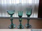 3 verres vénitiens uniques Murano 1900 soufflés bouche, Antiquités & Art, Art | Autres Art, Enlèvement ou Envoi