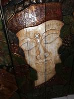 tableau bouddha articulé en bois d albesia 150x80 cm, Antiquités & Art, Art | Art non-occidental, Enlèvement ou Envoi