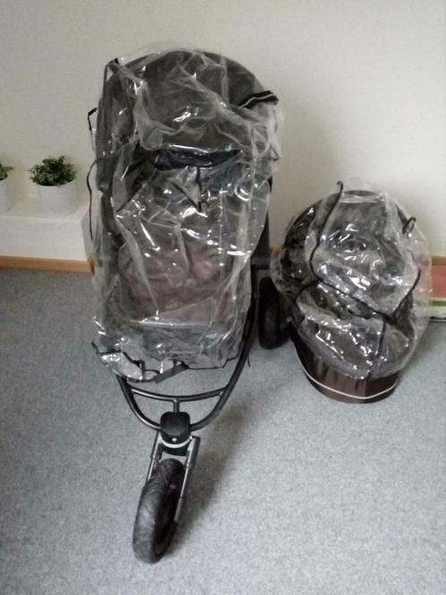 Complete buggy met reiswieg, Kinderen en Baby's, Buggy's, Zo goed als nieuw, Quinny, Regenhoes, Verstelbare rugleuning, Voetenzak
