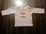 T-shirt met lange mouwen baby meisje, Kinderen en Baby's, Babykleding | Maat 56, Meisje, Baby-look, Shirtje of Longsleeve, Zo goed als nieuw