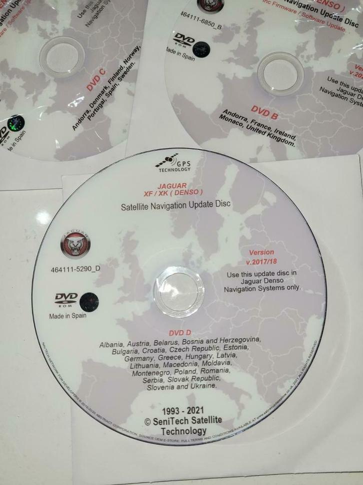 Jaguar XF XK dvd navigatie 2018 GPS, Auto diversen, Autonavigatie, Zo goed als nieuw, Ophalen of Verzenden