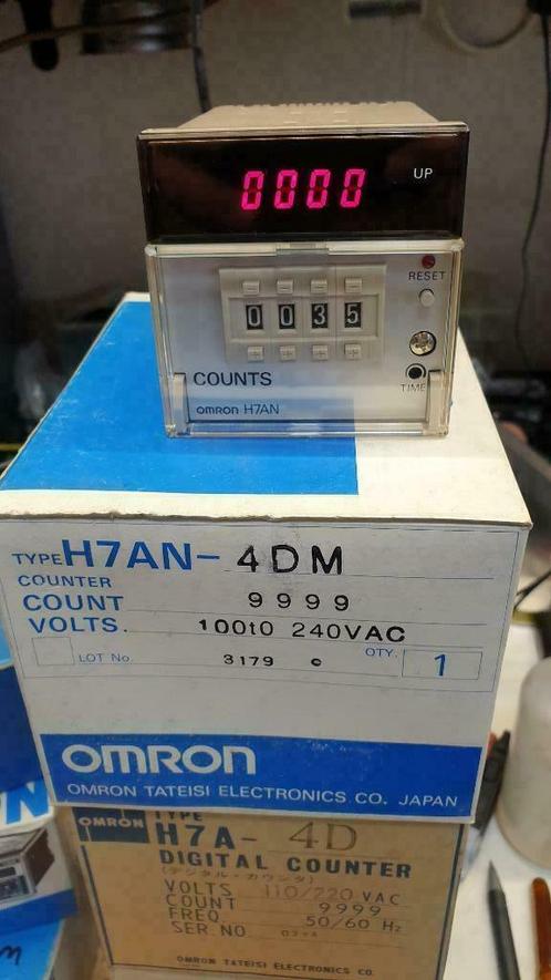 kn0239: digitale teller omron H7AN-4DM counter teller 4digit, Hobby en Vrije tijd, Elektronica-componenten, Nieuw, Ophalen of Verzenden