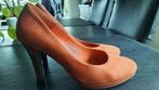 Pumps cognac maat 38, Kleding | Dames, Pumps, Oranje, Ophalen of Verzenden, Gedragen