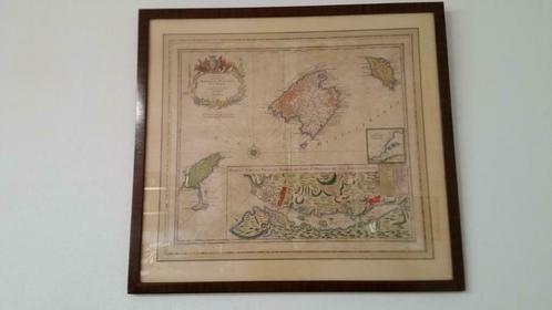 Antieke atlaskaart MAIORCA, MENORCA, YVICE 18de eeuw Lotter, Antiek en Kunst, Kunst | Etsen en Gravures, Ophalen