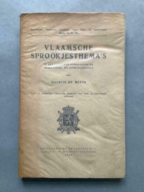 Vlaamsche Sprookjesthema's - Maurits De Meyer, Livres, Littérature, Enlèvement ou Envoi