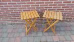 Houten zitjes, Ophalen, Gebruikt