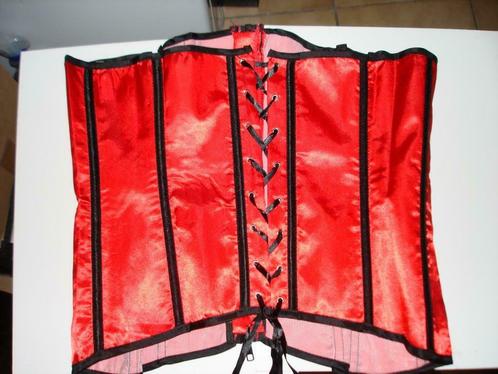 Sexy rode corset met string, Kleding | Dames, Ondergoed en Lingerie, Body of Korset, Rood, Ophalen of Verzenden