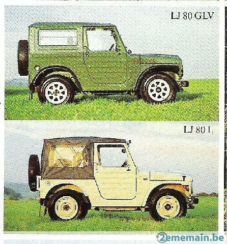 Toutes pièces d occasion  pour Suzuki lj80 de 1979 a 1981, Auto-onderdelen, Overige Auto-onderdelen, Suzuki, Gebruikt, Ophalen of Verzenden